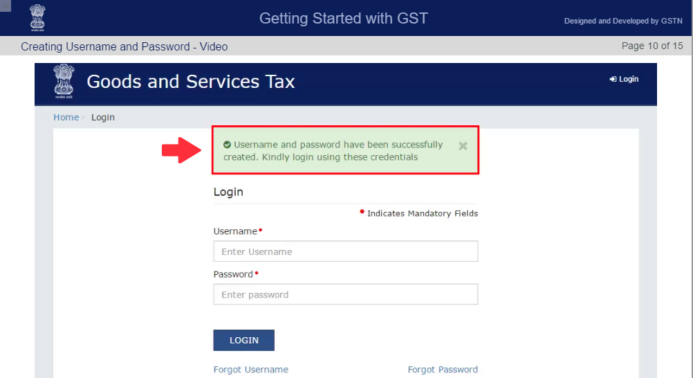 GST Login