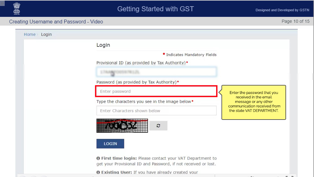 GST Login