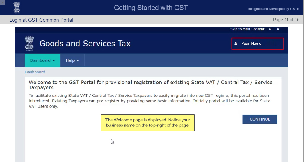 GST Enrollment