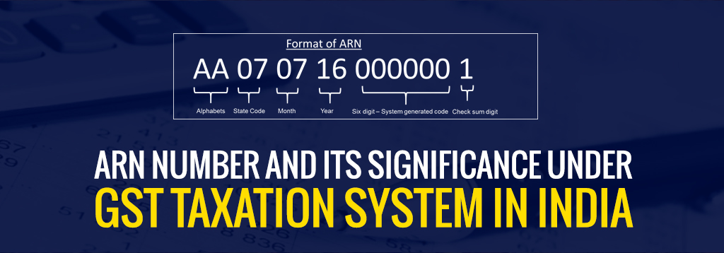 ARN Number Status Under GST