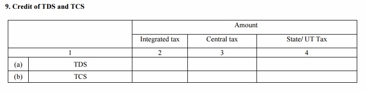 GSTR-3 Table 9