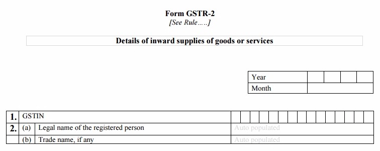 GSTR-2 Table 1 2