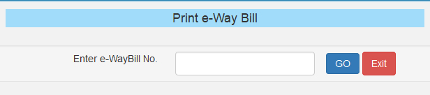E-way bill no.