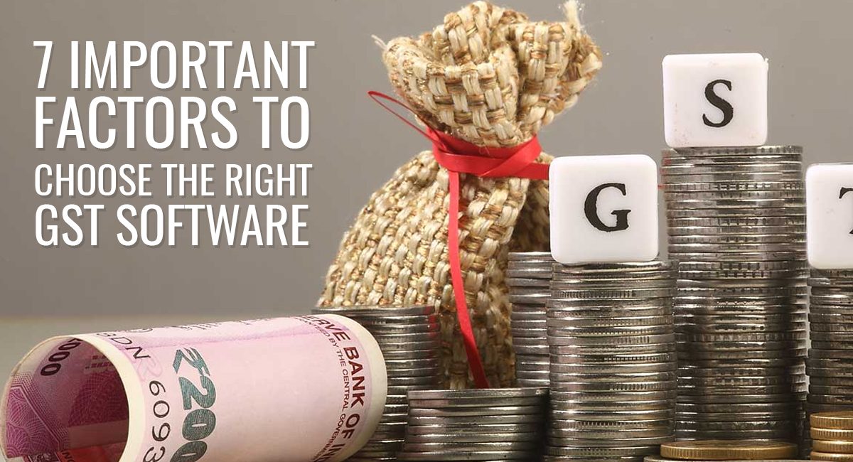 Choosing Best GST Software