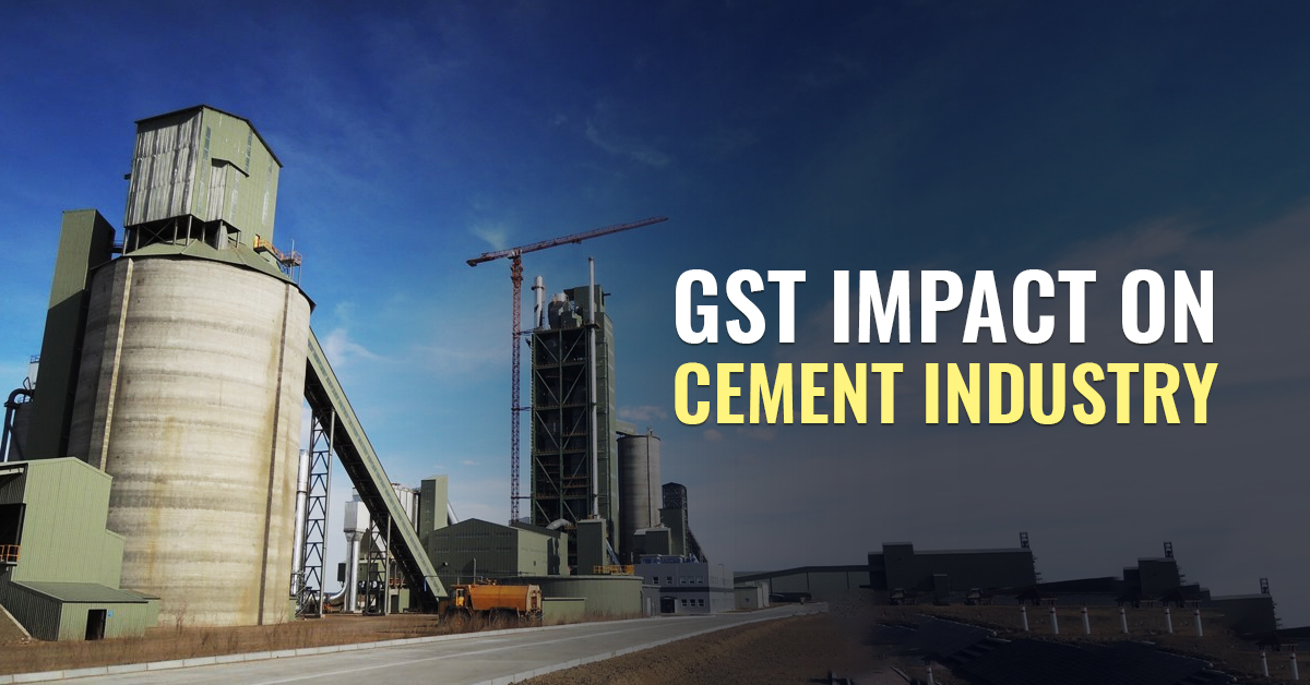GST impact on cement industry