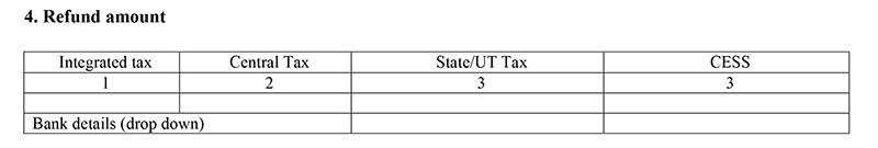 Refund Amount in GSTR-11