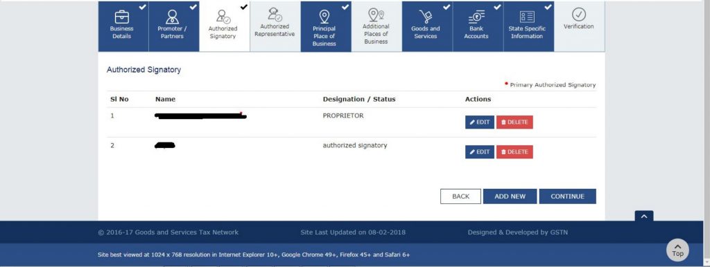 How to Change Mobile number or Email id on GST portal 4