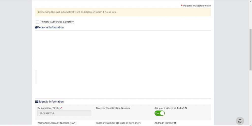 How to Change Mobile number or Email id on GST portal 5